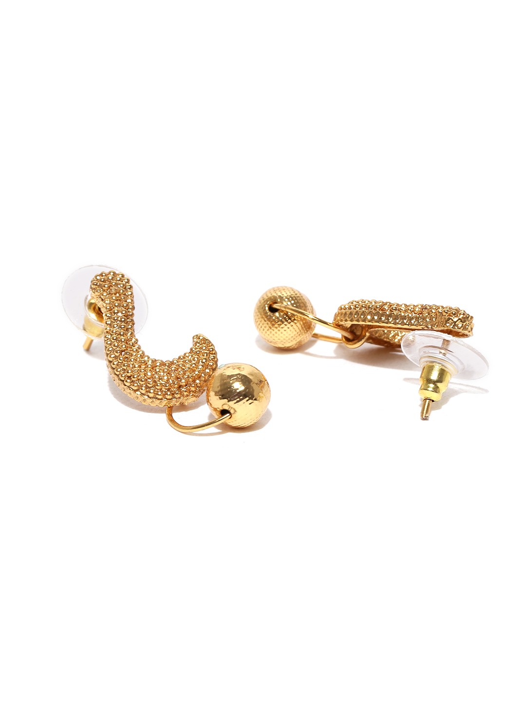 YouBella Red  Gold-Toned Stone-Studded Beaded Jewellery Set